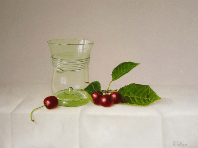 Kersen en renaissance glas