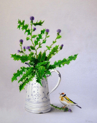 Distel met distelvink