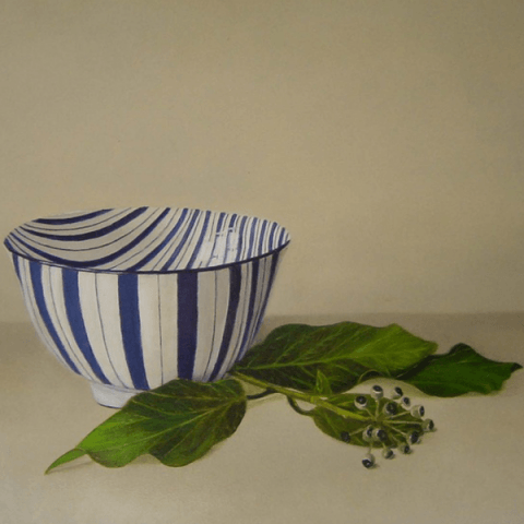 Chinees kommetje en hedera