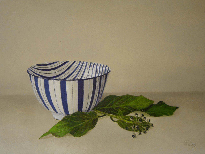 Chinees kommetje en hedera